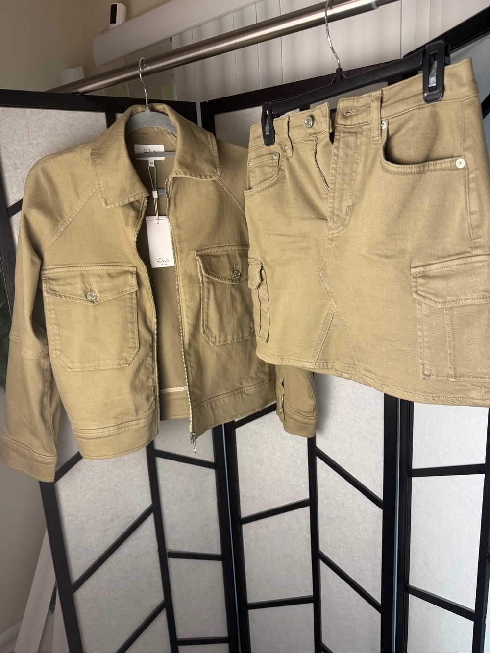 Rails Cheyenne Washed Olive Khaki Utility Jacket NWT